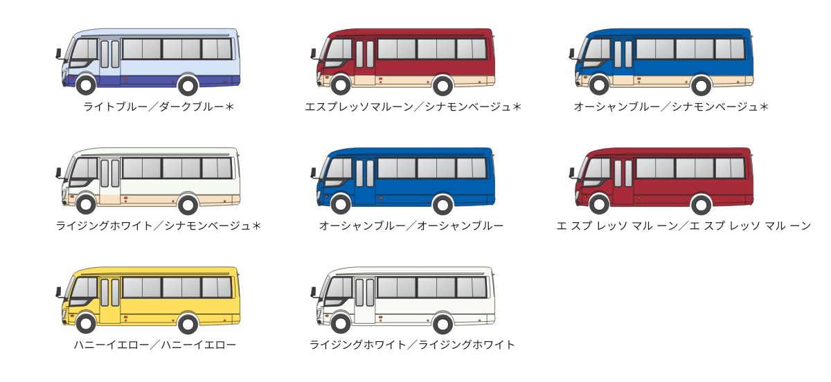 ローザ（小型バス） | 三菱ふそうトラック・バス株式会社
