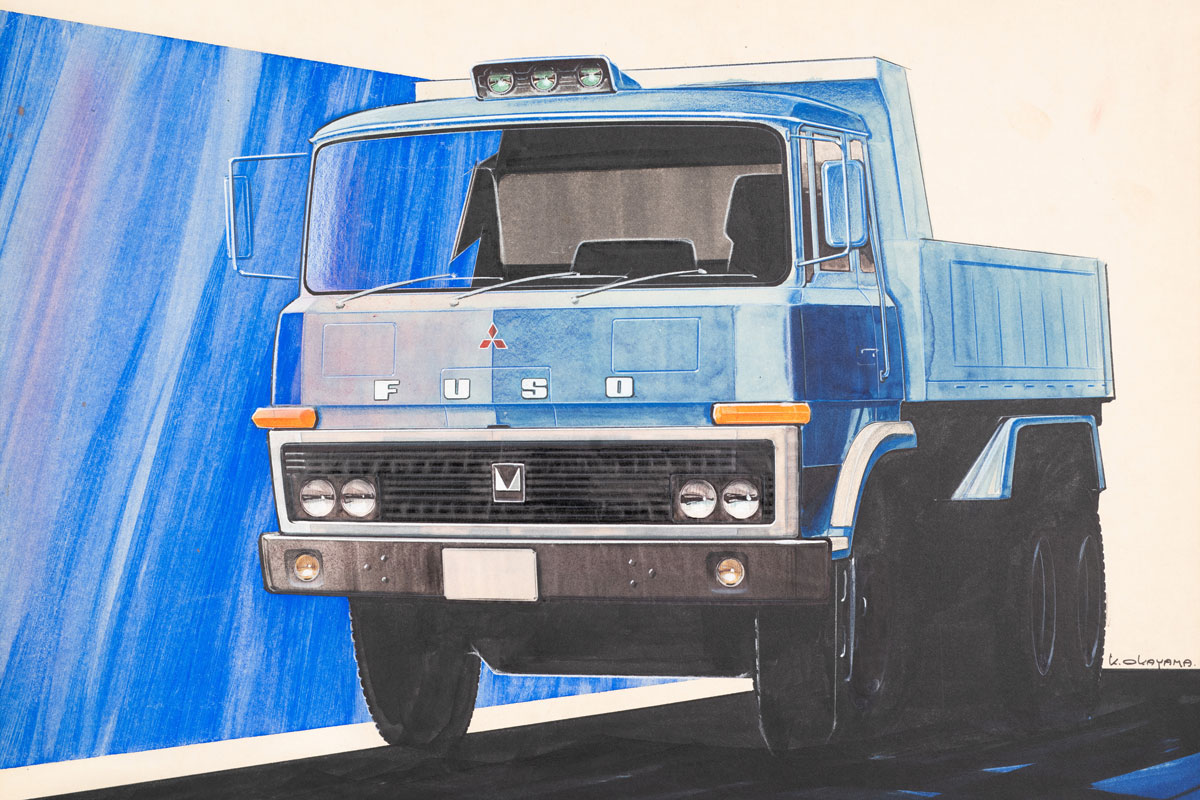 トラック　スケッチ画