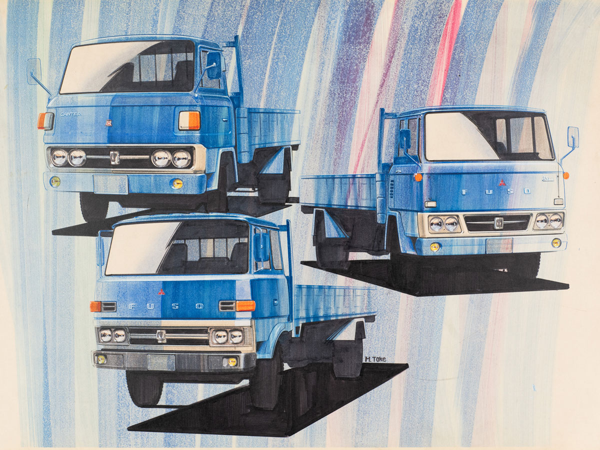 トラック　スケッチ画