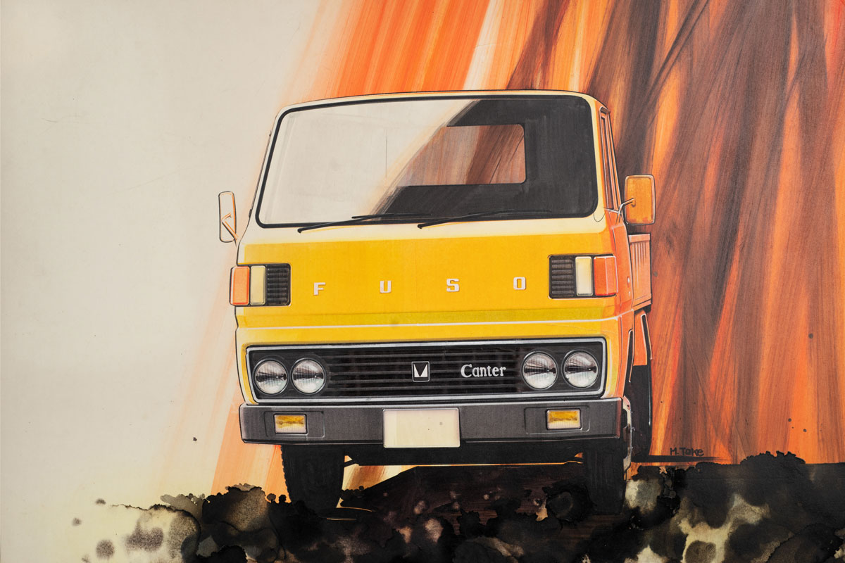 トラック　スケッチ画