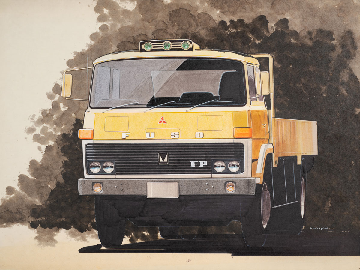 トラック　スケッチ画