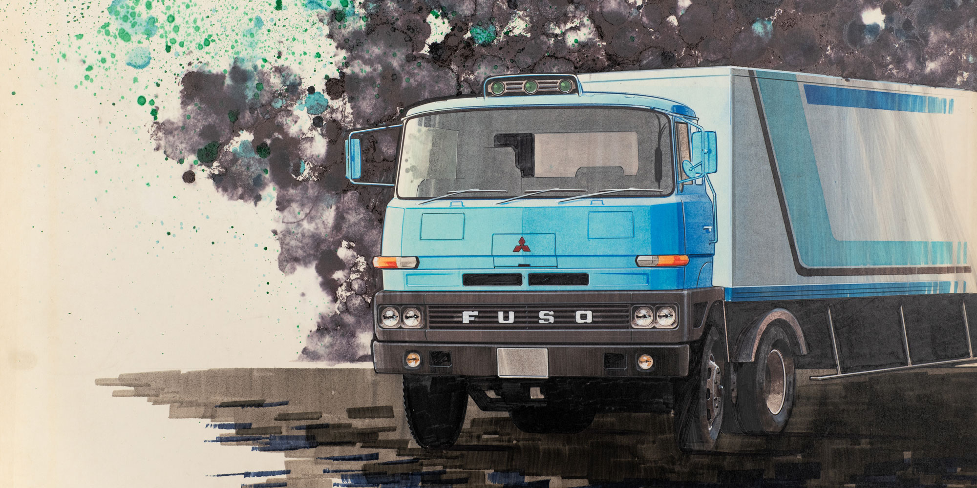 トラック　スケッチ画