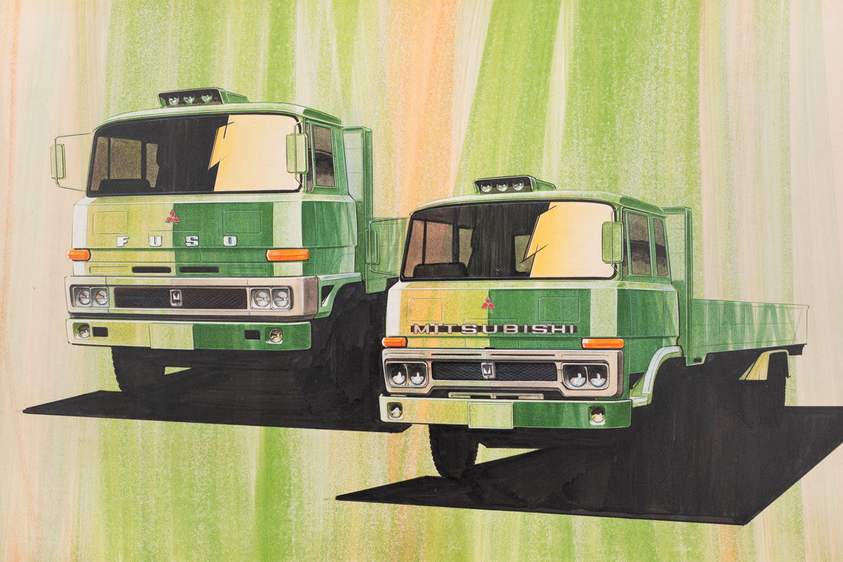 トラック　スケッチ画