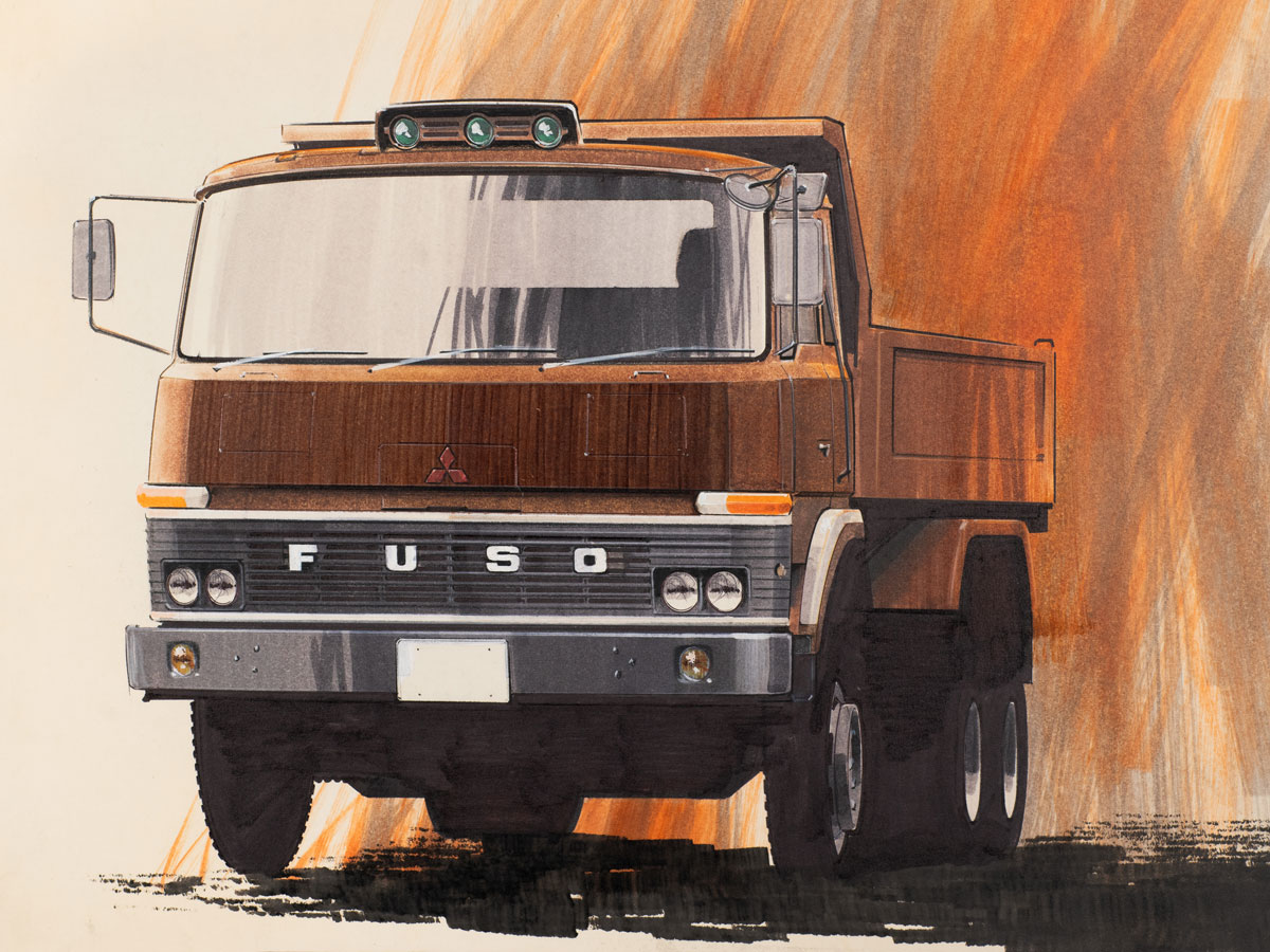 トラック　スケッチ画