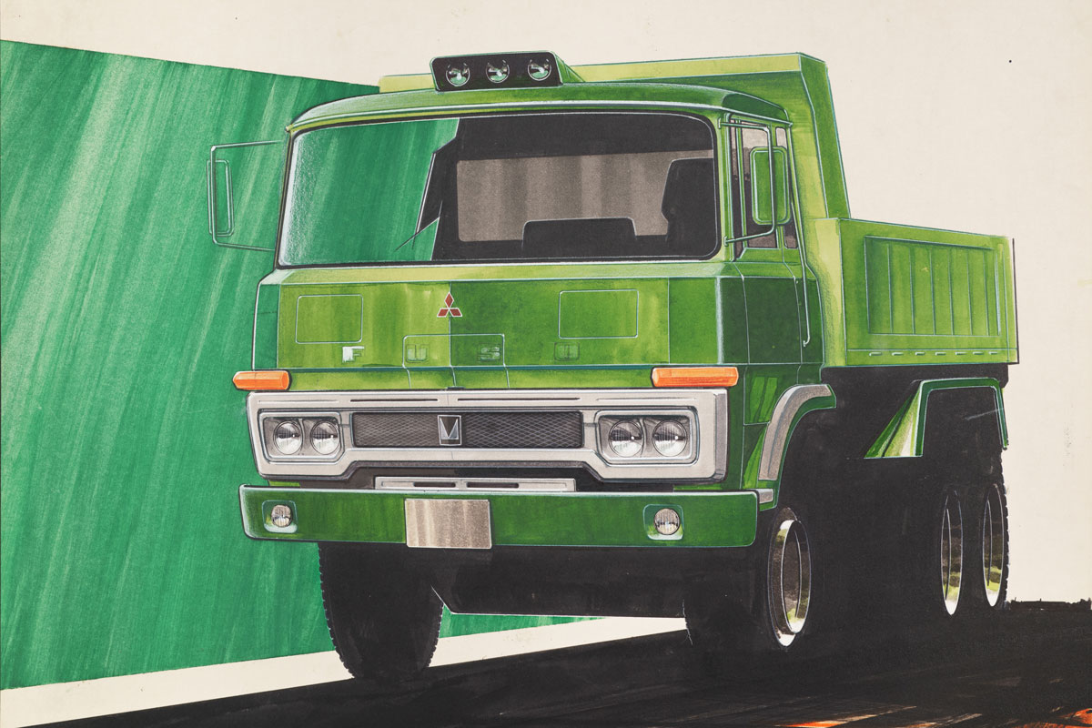 トラック　スケッチ画