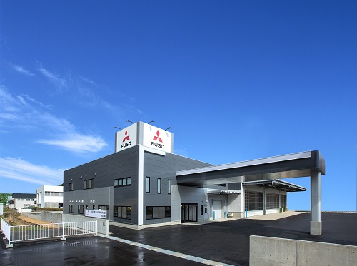 全面リニューアルした岩手ふそう 県北営業所 全面リニューアルした岩手ふそう 県北営業所