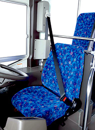 運転席ELR3点式シートベルト