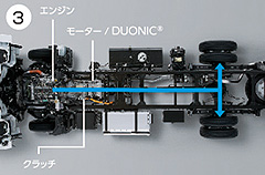 ハイブリッド通常走行時