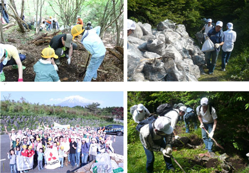 清掃活動の様子
