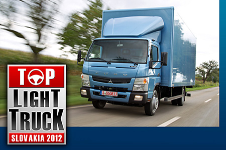 TOP LIGHT TRUCK　SLOVAKIA 2012を受賞した「キャンター」