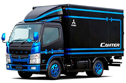 「Canter 電気供給車(Power Supply Vehicle)」(参考出品車)