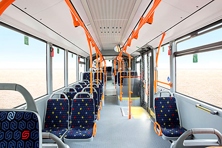 メルセデス・ベンツ シターロGの車内(撮影用特別仕様車)