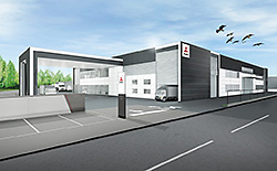 南関東ふそう成田支店　外観イメージ